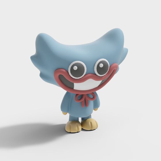 Adorable Whiskers Low-Poly 3D Model