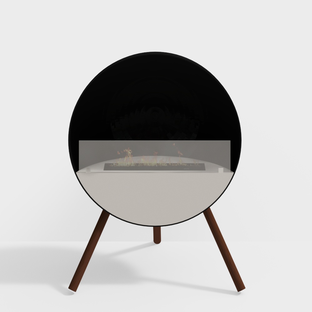 Poliform Modern Indoor Electric Fireplace