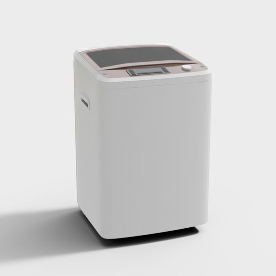 Modern Minimalist Washing Machine 3D model