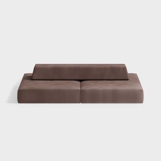 Modern Double-Sided Multi-Person Sofa