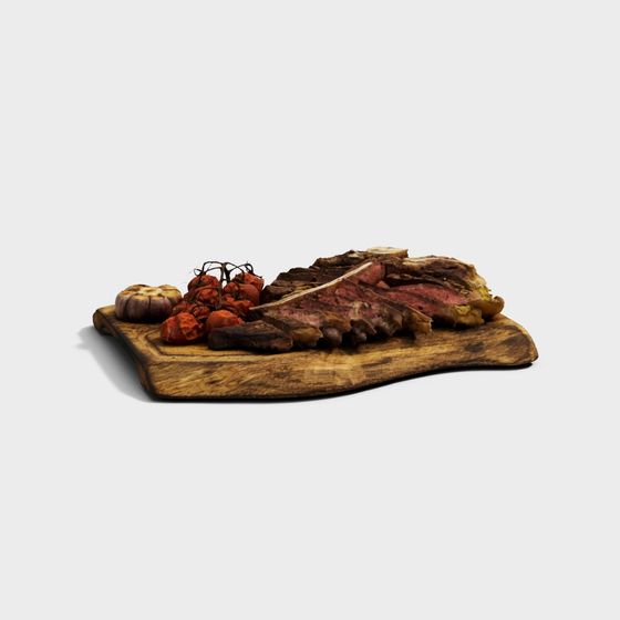Steak Feast 3D model for Culinary Displays