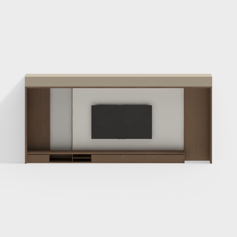 Tường nền TV phong cách Trung Quốc mới