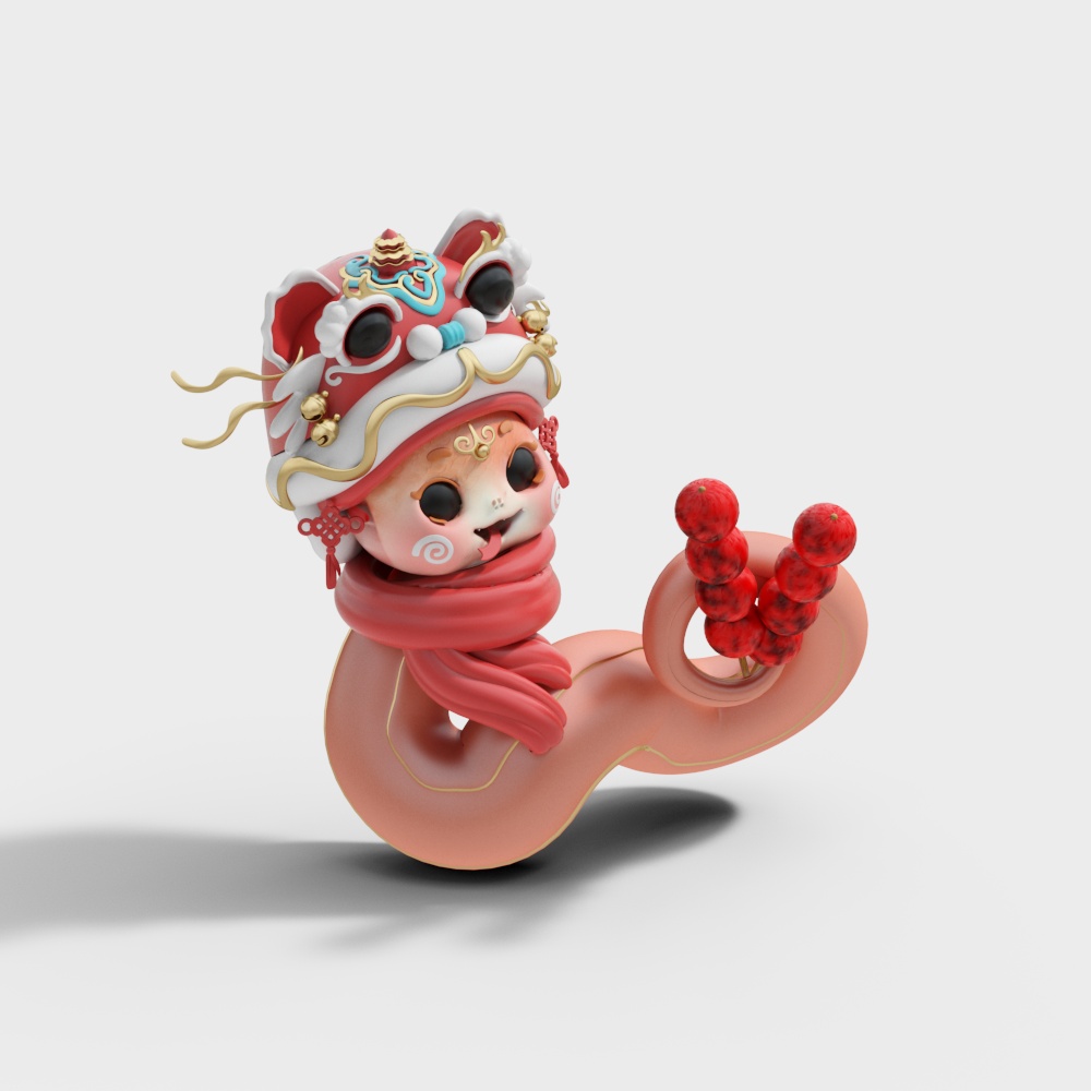 Lucky Lion 3D model
