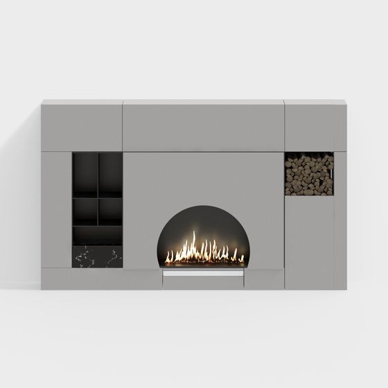 Urban Light Fireplace 3D model