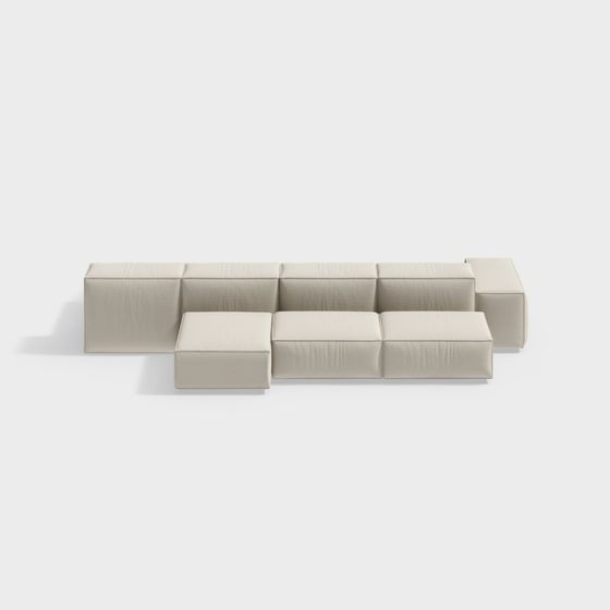 Urban Comfort Sofa 3D model for Modern Interiors