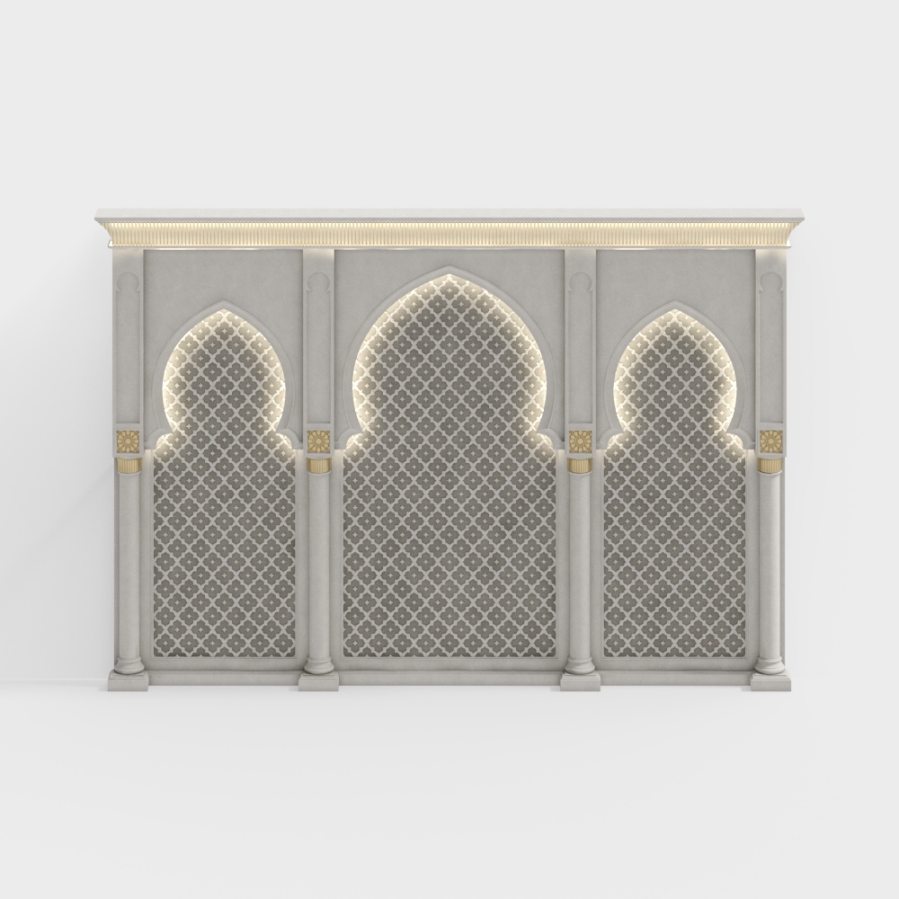 Parete di Sfondo a Forma di Arco