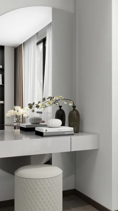 Modern Corner Workspace Design