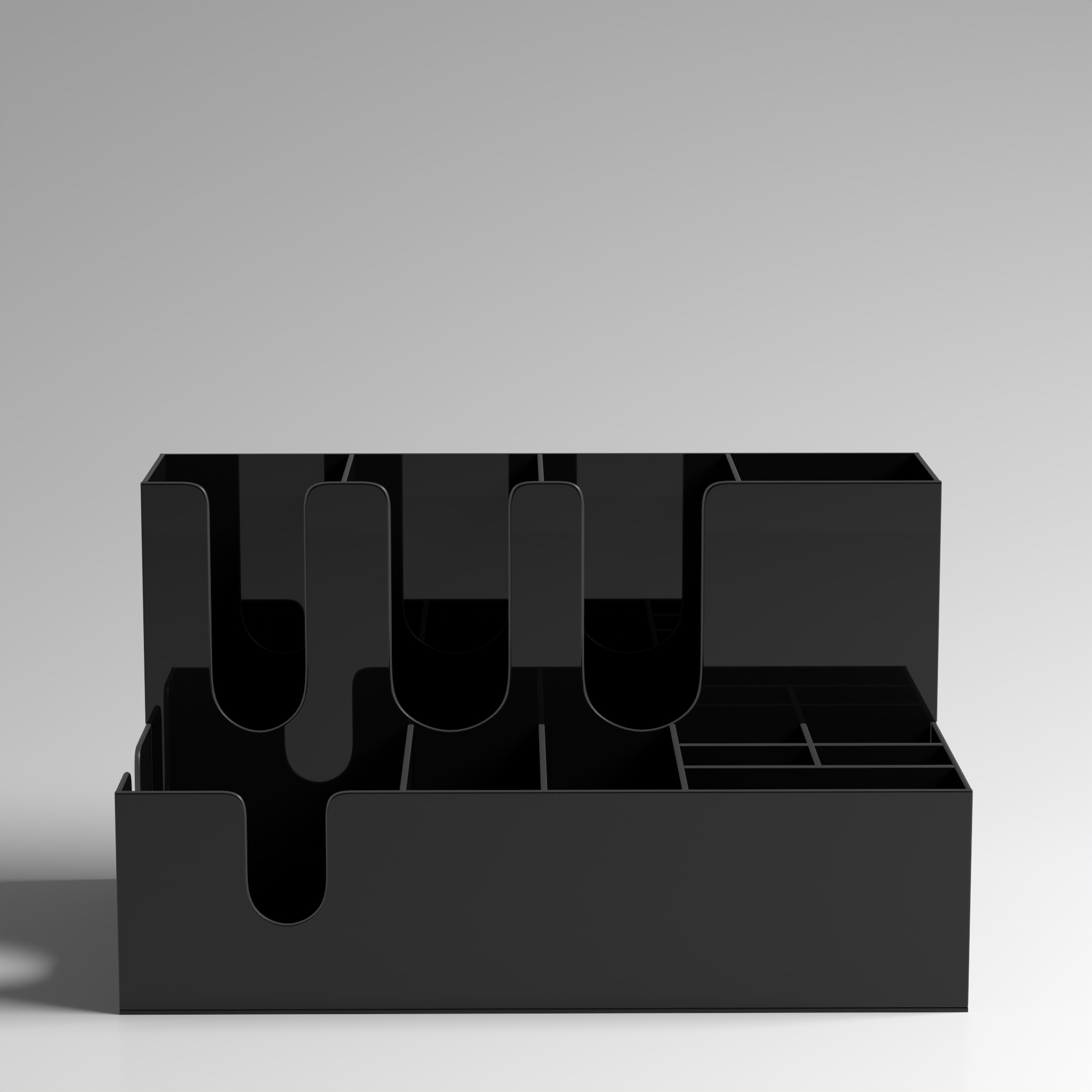 Black 2-in-1 Cup Holder (Model)