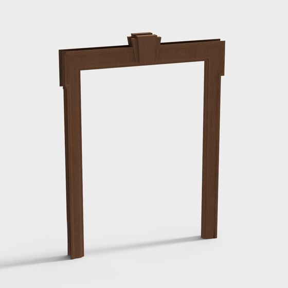Art Deco Door Frame 3D model for Stylish Interiors