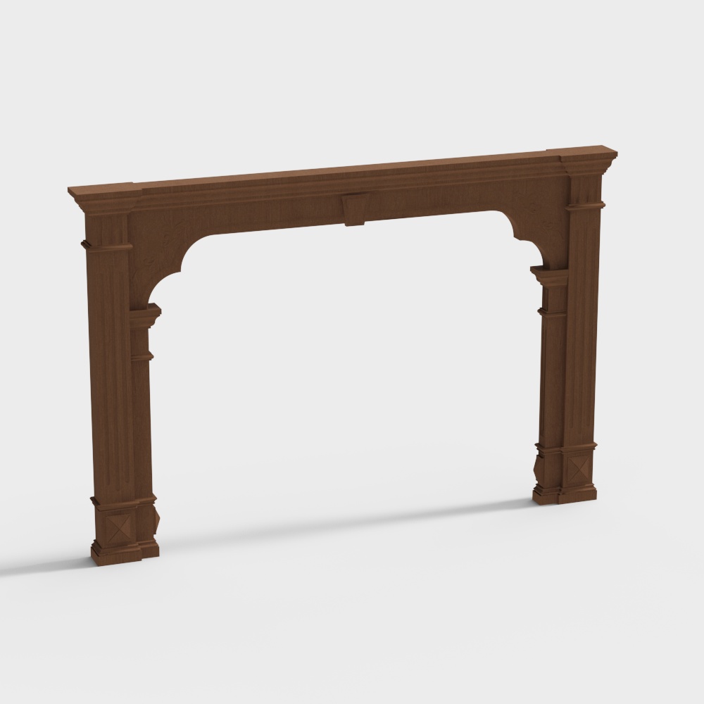 Amerikanische Vintage Türumrahmung