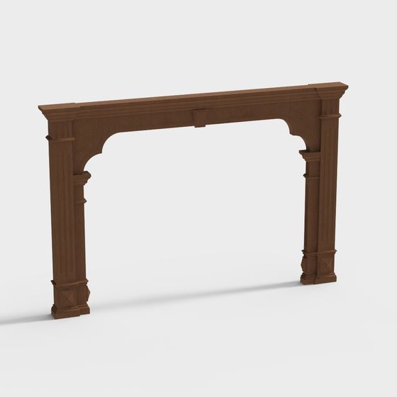 Amerikanische Vintage Türumrahmung