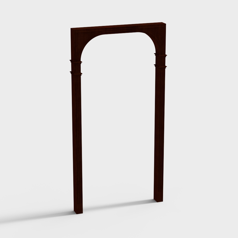 Roman Arch 3D Model – Low Poly Classic Design