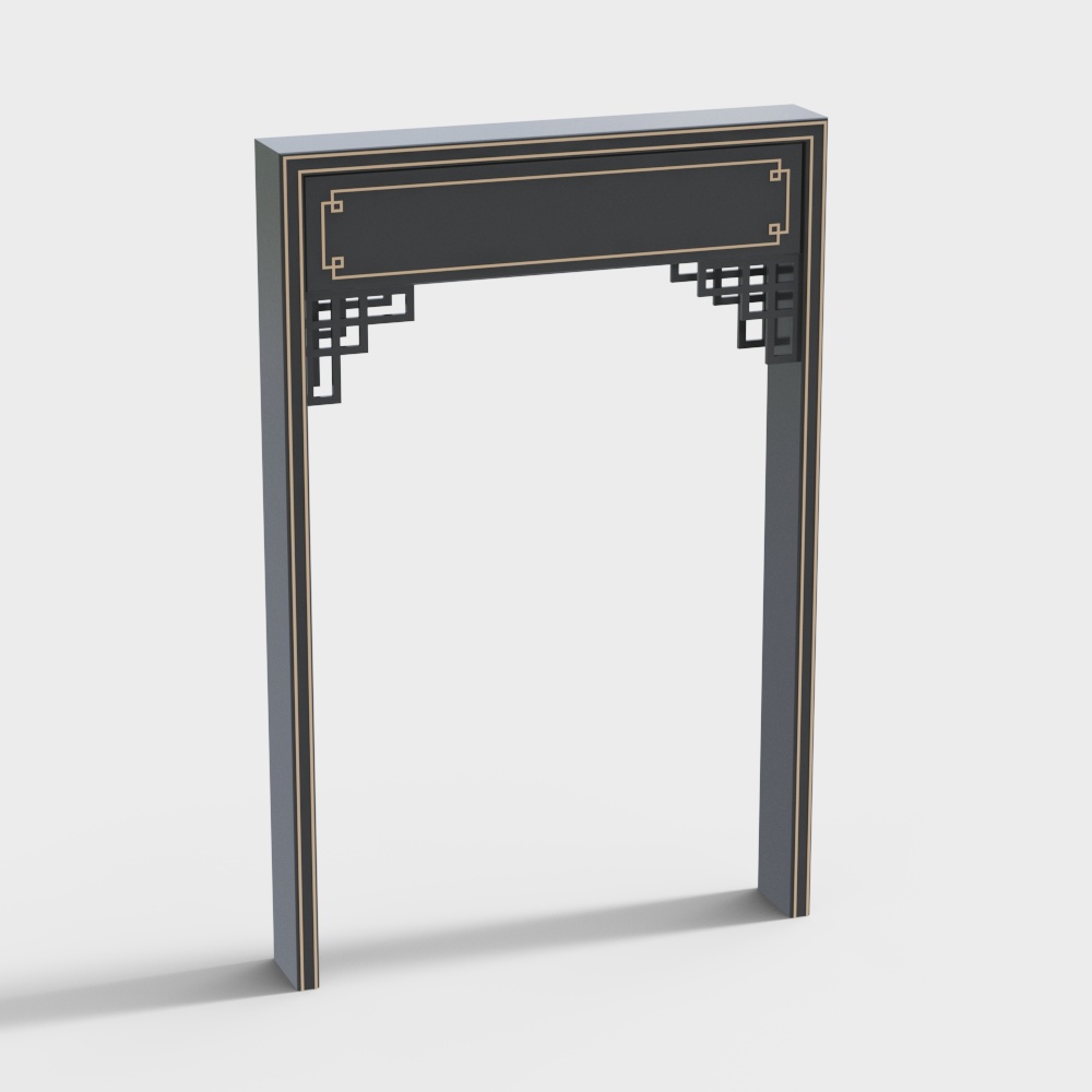 Nouvelle arche de cadre de porte de style chinois