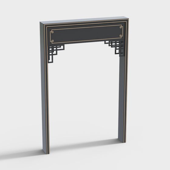 Nouvelle arche de cadre de porte de style chinois