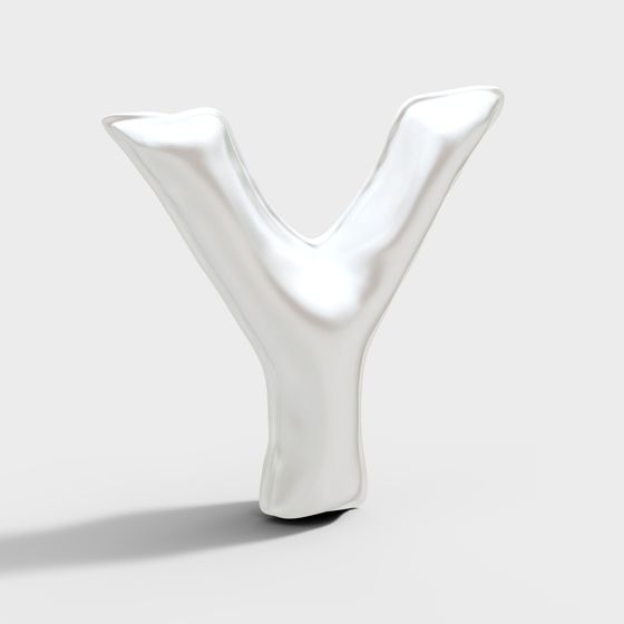 Ballon décoratif lettre tendance moderne