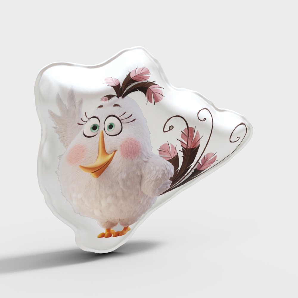 Charming Little Feather Angel 3D model