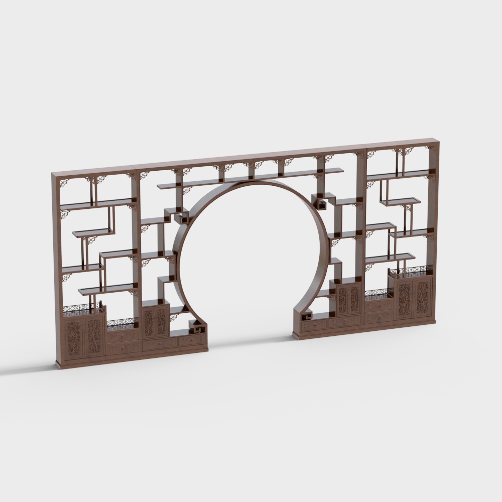 Chinese Multi-Treasure Cabinet