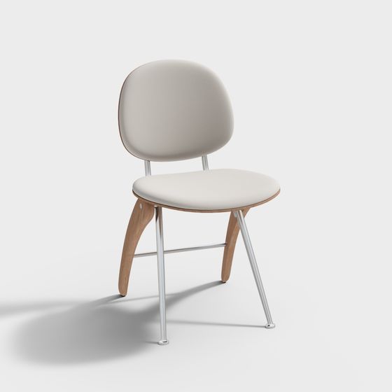 Chic 3D Chair Model for Modern Interiors