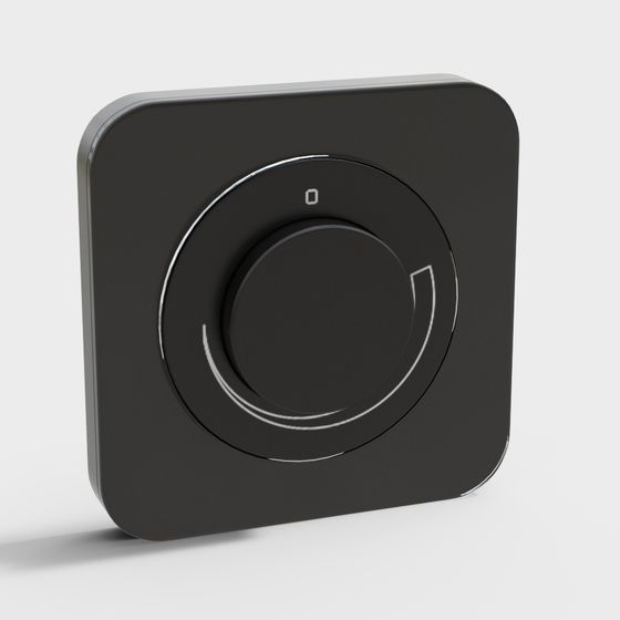 Sleek Smart Thermostat 3D Model