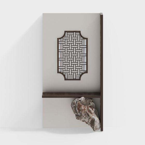 Chinese Style End Table Entryway Partition