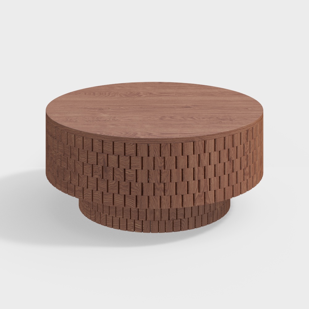 Mesa de Café Redonda Retro