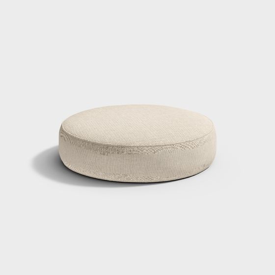 Stylish Round Cushion 3D Model for Modern Interiors