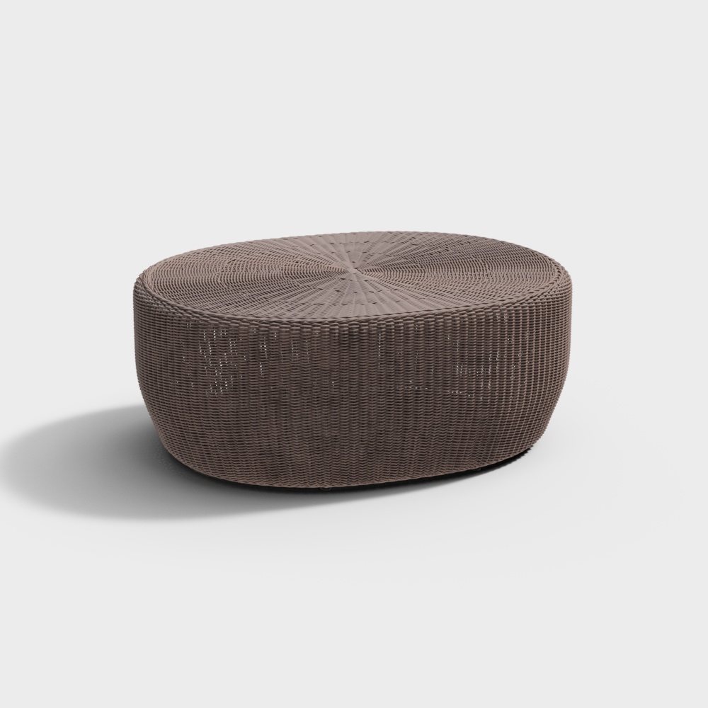 Cuscino Futon in Rattan Cinese