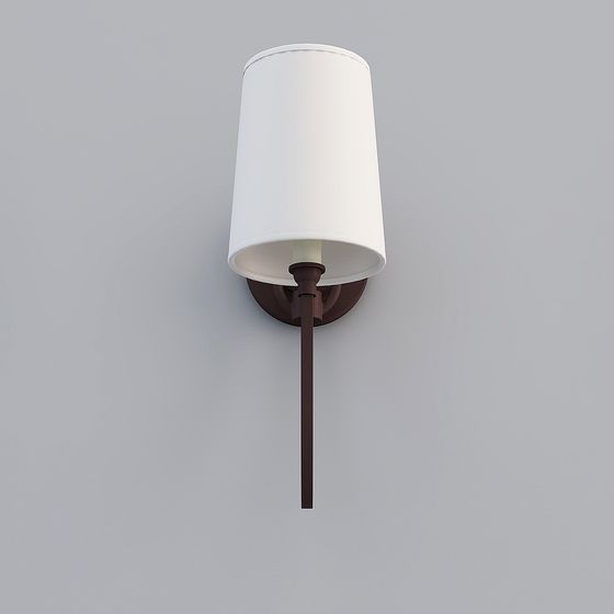 Elegant Minimalist Wall Light 3D Model