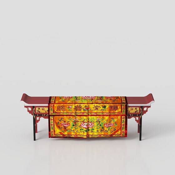 Mesa de Ofrendas del Altar Budista Chino