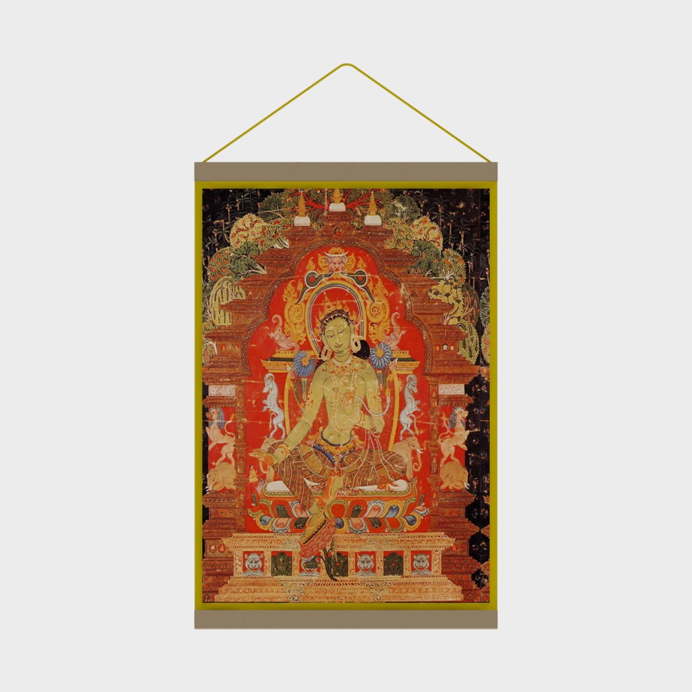 Hanging Painting of Buddha Statue for Buddha Hall