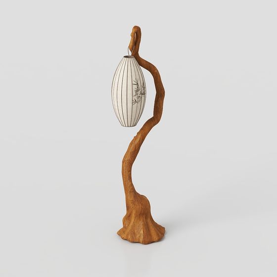 Natural Lantern 3D model for Unique Spaces