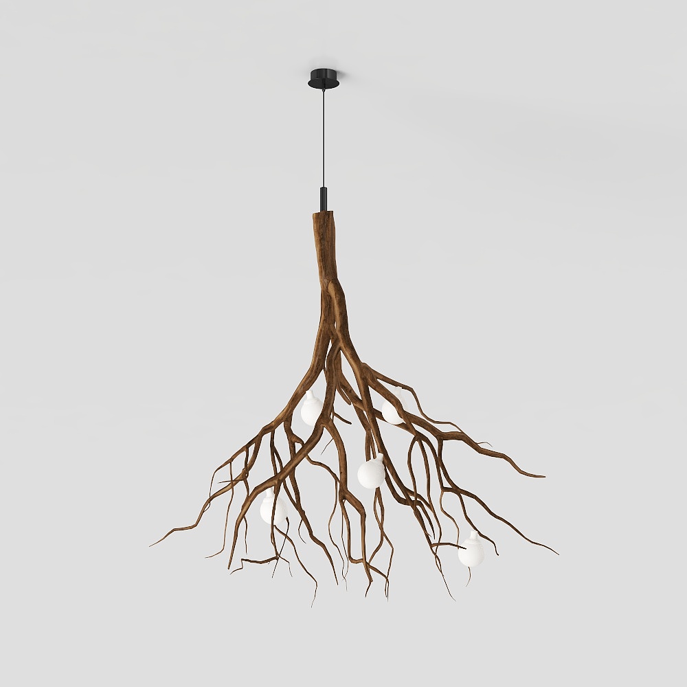 Wooden Hanging Lamp