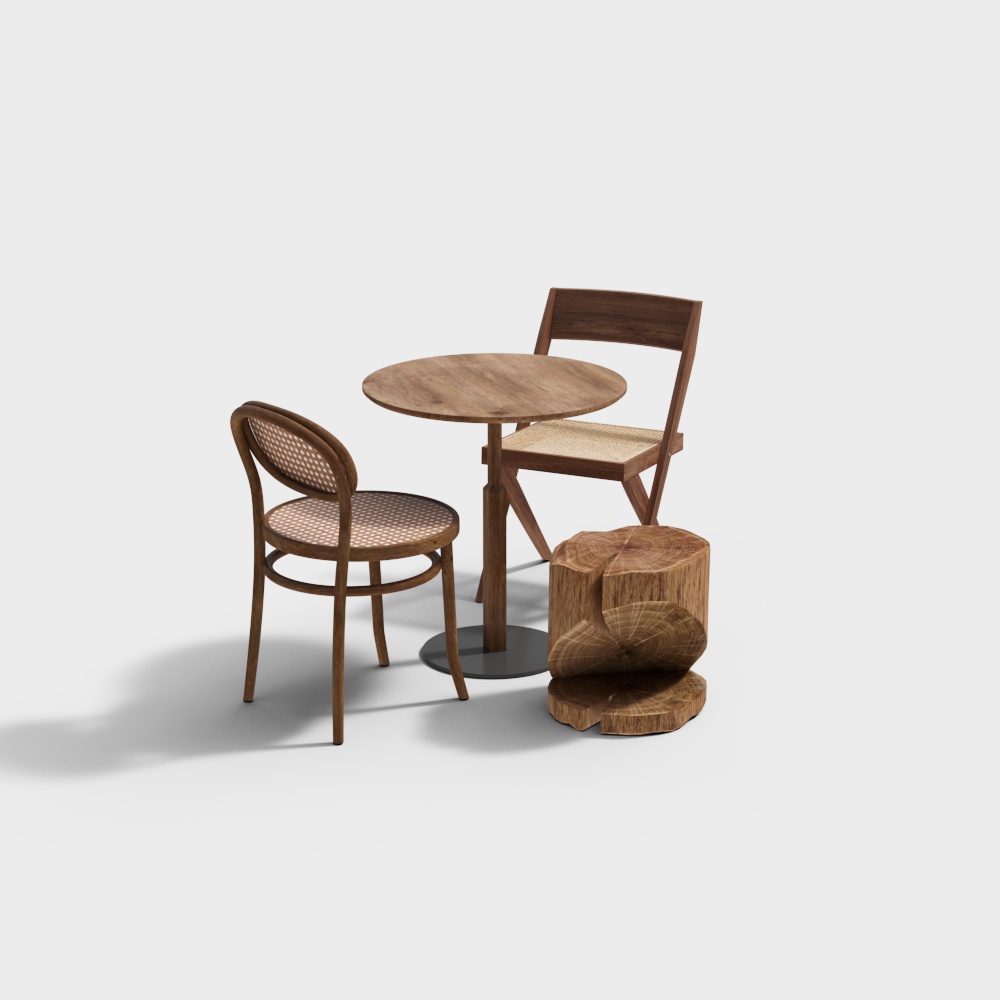 Set of Chairs and Table for 2 People