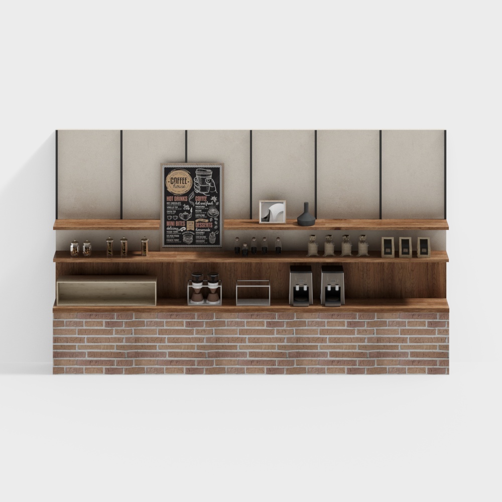 カフェ用キャビネットセット