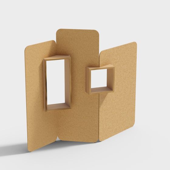 Unique Folding Screen 3D model