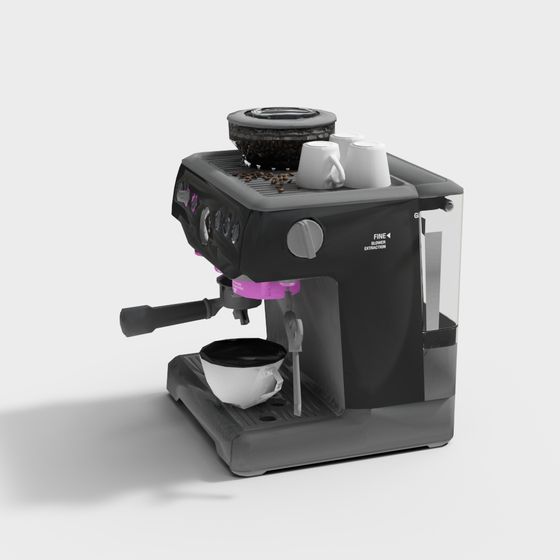 Espresso Dream 3D model for Creative Projects