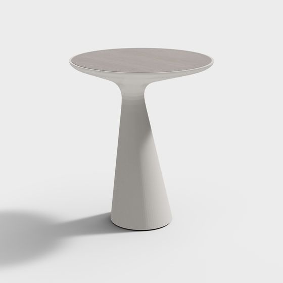 Cone-Shaped Round Table 3D model