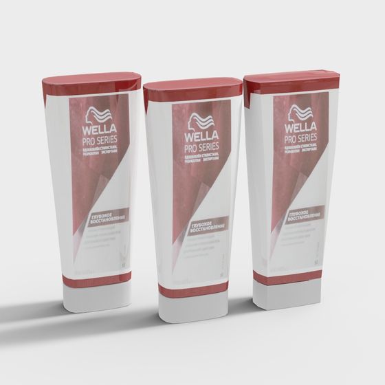 Wella Pro Series 3D Model – High Detail Low Poly Design