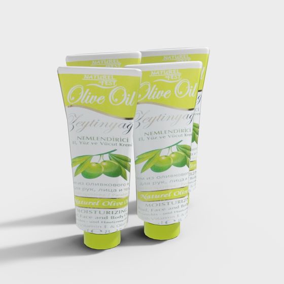 Olive Oil Moisturizing Cream 3D model