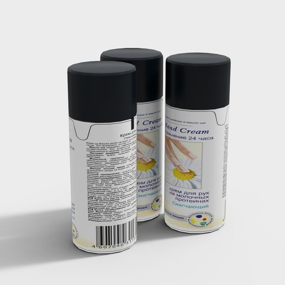Detailed Hand Cream Spray 3D model