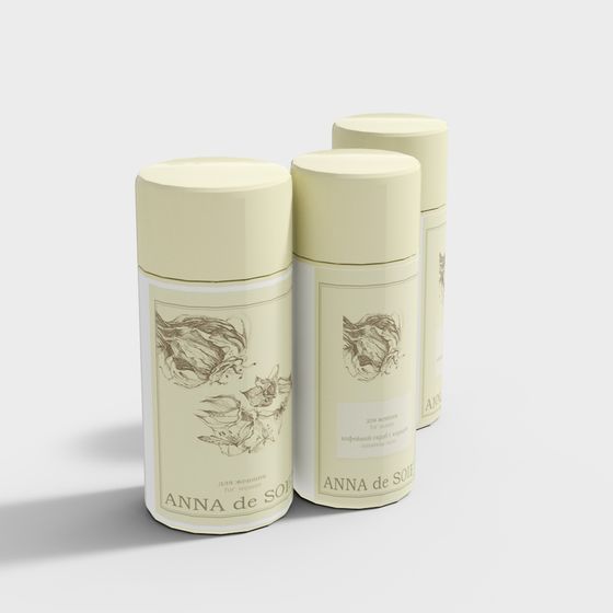 Elegant ANNA de SOIE Shower Gel 3D model