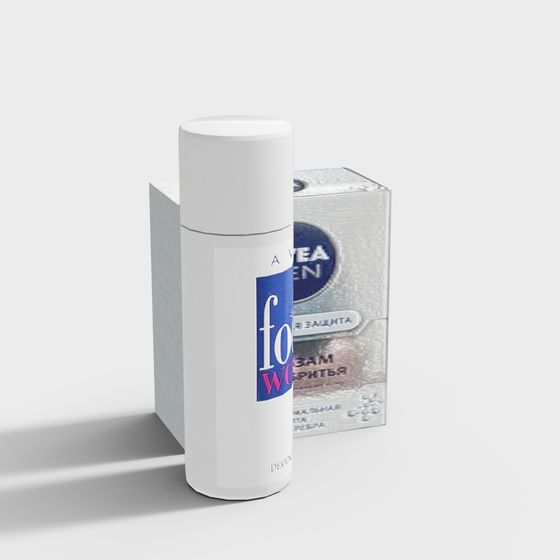 Stylish Deodorant Spray 3D model