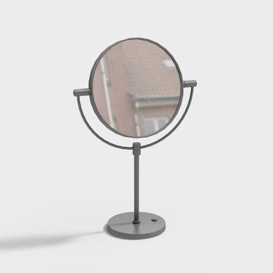 Stylish Makeup Mirror 3D model for Modern Interiors