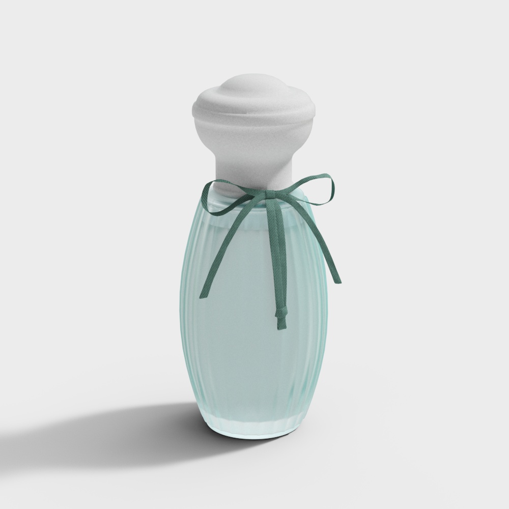 Elegant Low-Poly Perfume Bottle 3D model