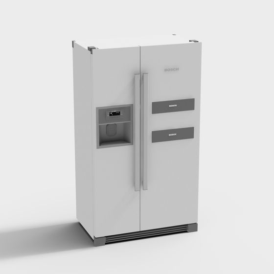 Bosch Double Door Refrigerator 3D model