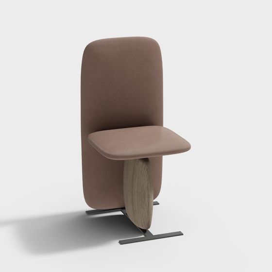 Sleek Lounge Chair 3D model