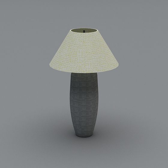 Stylish Minimalist Table Lamp 3D model for Creative Spaces