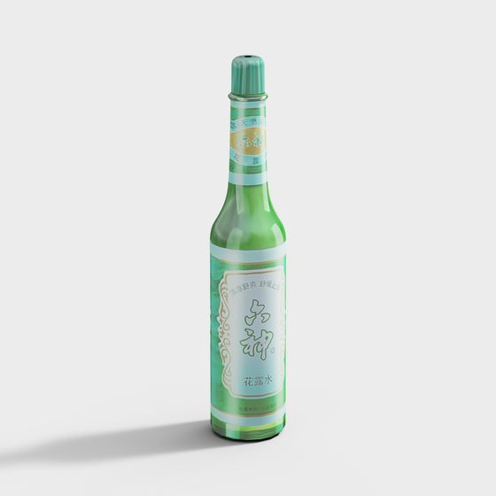 Eastern-Inspired Liu Shen Flower Water Bottle 3D model