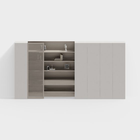 Minimalist Bookshelf 3D model