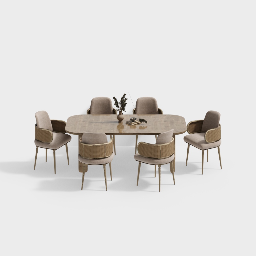 Modern Wooden Dining Table